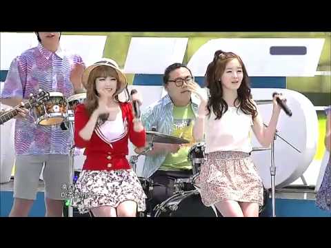 110604 [HD] Secret - Oh ! Honey @ Caribean Bay ( Music Core - Special Stage )