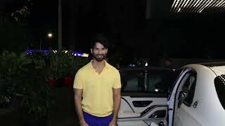 Shahid Kapoor Spotted At Juhu