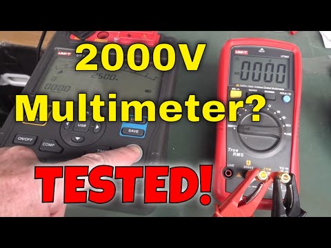 EEVblog 1734 - Uni-T UT892 2000V High Voltage Multimeter TESTED
