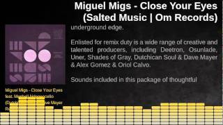 Miguel Migs - Close Your Eyes (Salted Music / Om Records)