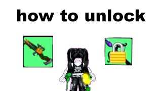 How to get locked guns in (MM2 aim trainer)Roblox player