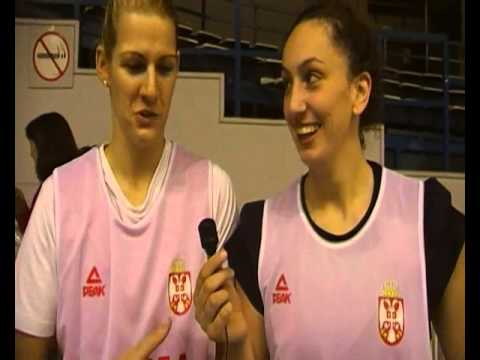 Sara Krnjić i Aleksandra Crvendakić o početku priprema 16112015