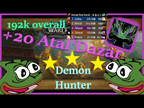 +20⭐⭐⭐ Atal'Dazar l Vengeance DH l Season 3 l +Talents