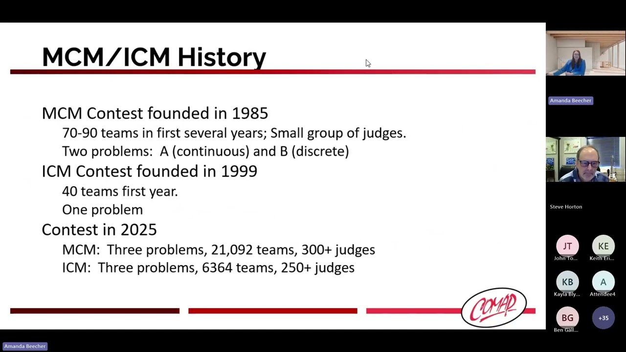 COMAP's MCM/ICM Information Session