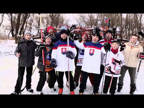 Originálne fandenie hokejistom pri Košiciach