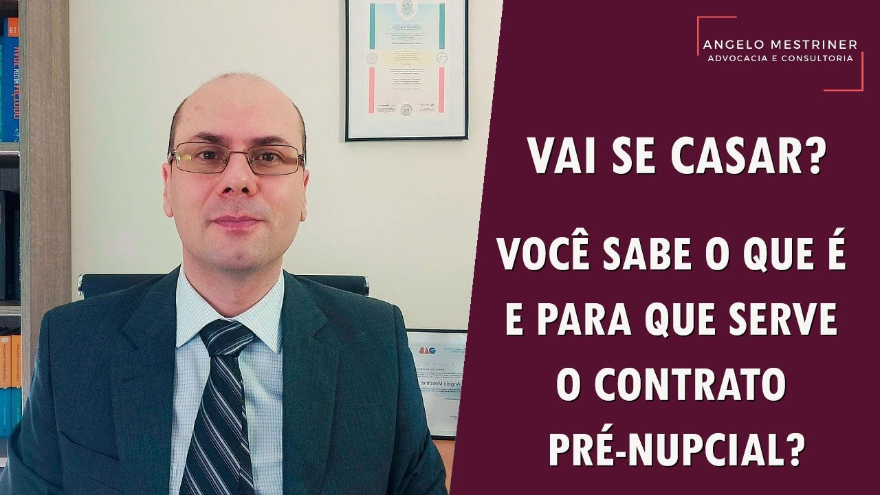 O QUE É E PARA QUE SERVE O CONTRATO PRÉ-NUPCIAL?