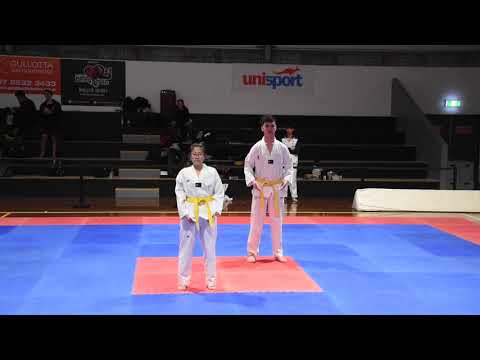 Yellow Belt Pair Poomsae MU (WTF Taekwondo - 2018 Australian Uni Nationals)