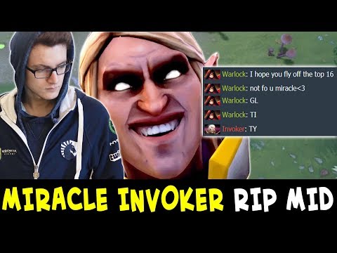Miracle INVOKER vs Tinker SPAMMER — mid DESTROYED