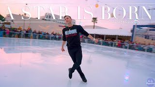 Adam Rippon skates to Lady Gaga&#39;s “Shallow” in Santa Monica (4K)