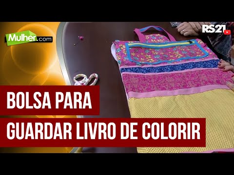 Mulher.com 05/29/2015 Mara Gimenes - Coloring book bag Part 1/2