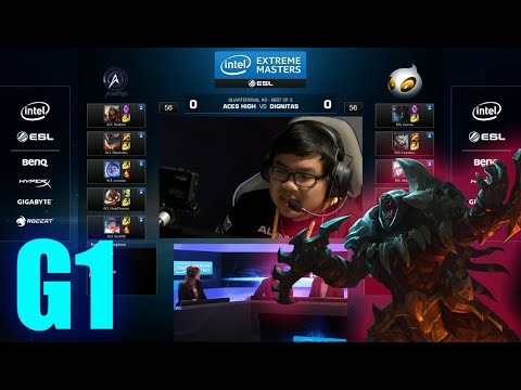 Dignitas vs Aces High eSports Club | Game 1 Quarter Finals IEM Cologne LOL 2014 | DIG vs AHES G1