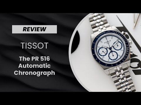 REVIEW: The Cool Blue Panda Tissot PR 516 Automatic Chronograph