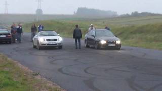 preview picture of video 'Audi TT cabrio vs BMW M5 Augustów'