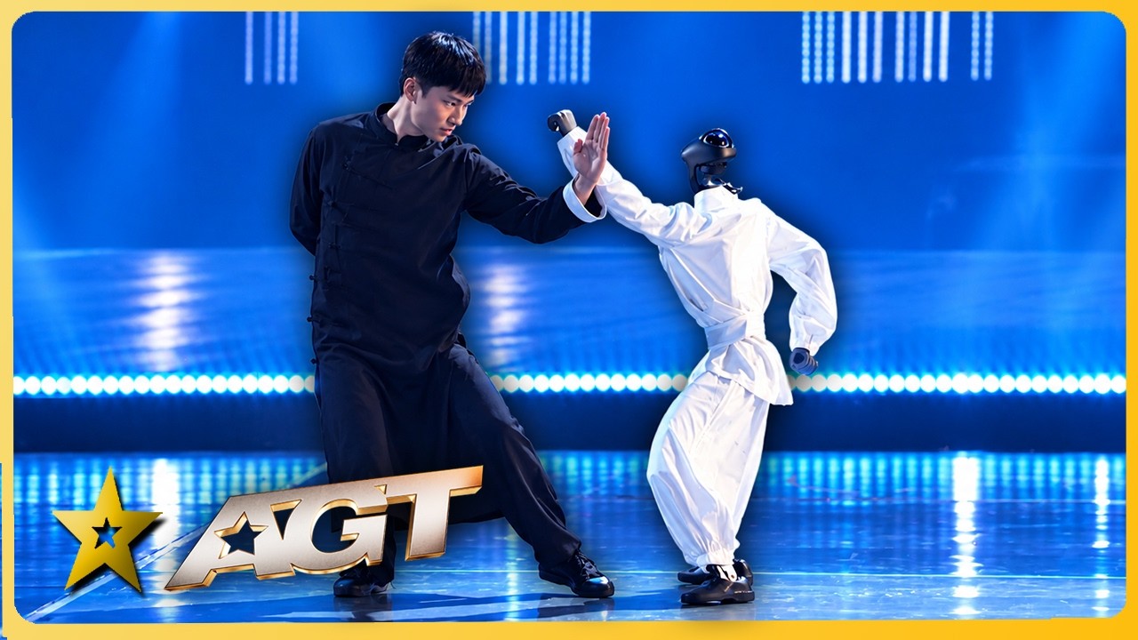 Man vs Machine! 🤖 Groundbreaking Performance Wins The Golden Buzzer on America's Got Talent!
