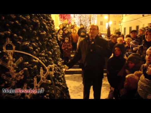 6/12/2012 Oleśnica - Santa Claus and the Christmas tree in the market square