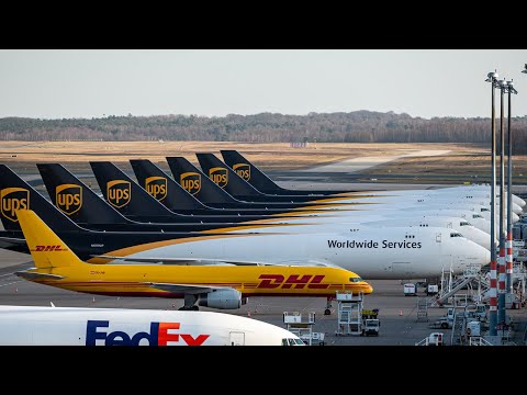 [4K] UPS SPECIAL At Cologne Airport - 40 Mins of Pure Aviation - Day And Night PlaneSpotting