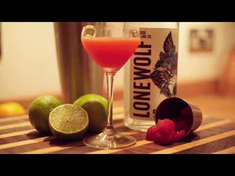 How to make a Raspberry Gin Gimlet