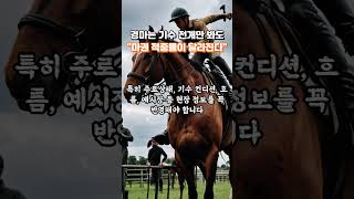 경마는 기수 전개만 봐도! "마권 적중률이 달라진다!"