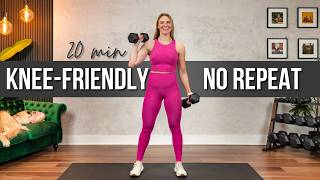 20 min. NO REPEAT Legs, Glutes, Thighs, KNEE FRIENDLY Finishers Strength Training
