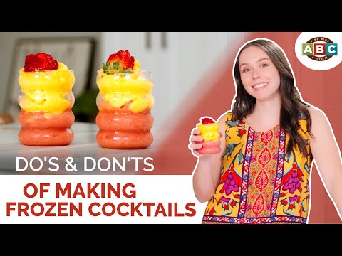 Do’s and Don'ts of Making Frozen Cocktails