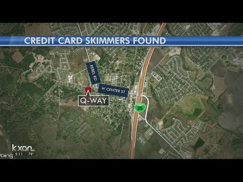 Credit card skimmers found at Kyle gas station