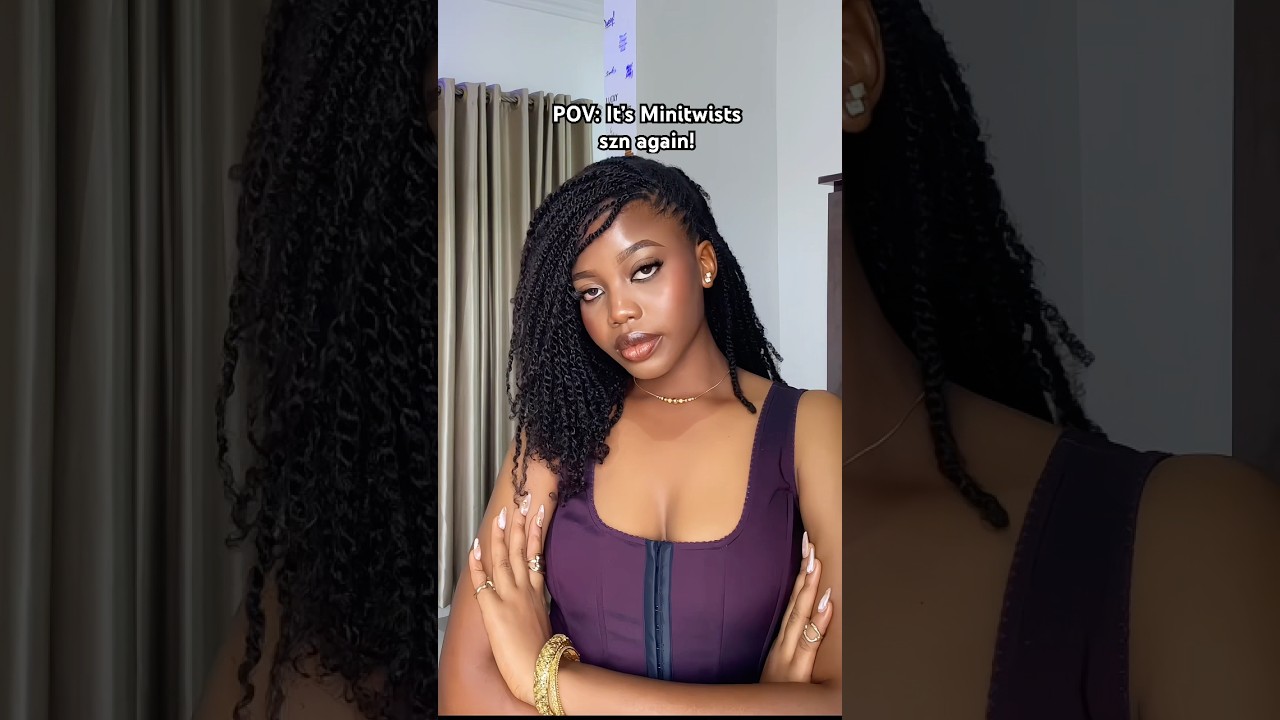 2025 is for the Minitwists girlies! #minitwiststyles #shorts #hairstyle