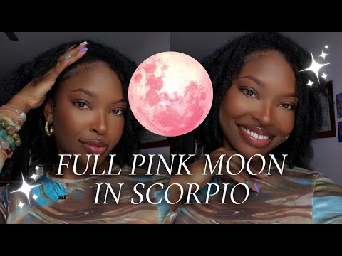 FULL PINK MOON IN SCORPIO MESSAGES ⍟ HEALING FROM THE GROWING PAINS, BYE BYE DELUSION, CUT CORDS
