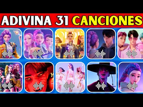 Guess 31 songs and characters from K-Pop Demon Hunters😱❤️K-Pop Demon Hunters😍🎶Rumi💜Ginu🔥Golden✨