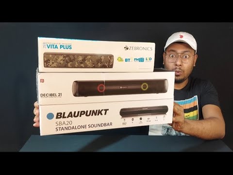 Blaupunkt SBA20 vs Zebronics Zeb-Vita Plus vs Protronics Decibel 21 | Comparison + Sound Test |