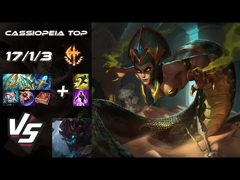 TOP Cassiopeia vs Maokai - EU Grandmaster Patch 15.1