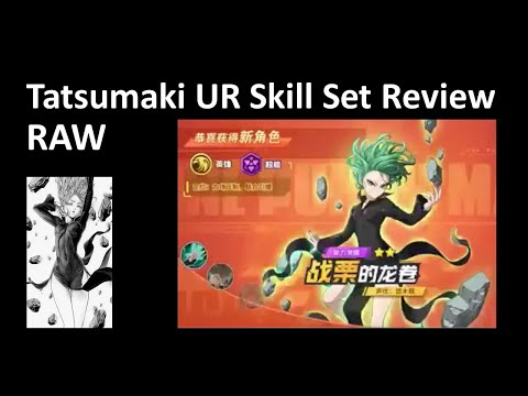 Tatsumaki UR Skill Set Review (RAW)
