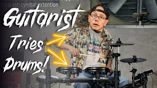 Video thumbnail for Guitarist tries the new Donner DED200X Electronic Drum Kit by Kyle Bull