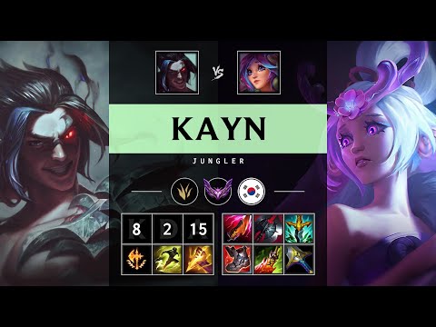 Kayn Jungle vs Lillia - KR Master Patch 25.11