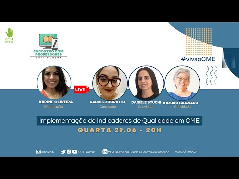 , title : 'Implementação de Indicadores de Qualidade em CME'