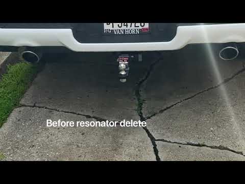 Stock muffler 2019 ram 1500 resonator delete