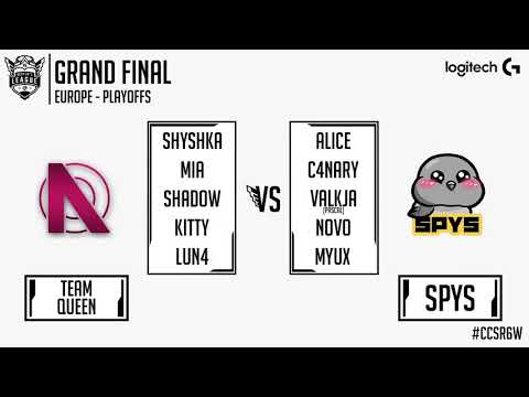 CCS R6 Women's League - SPYS vs. TEAM QUEEN - GRAND FINAL - EU Playoffs