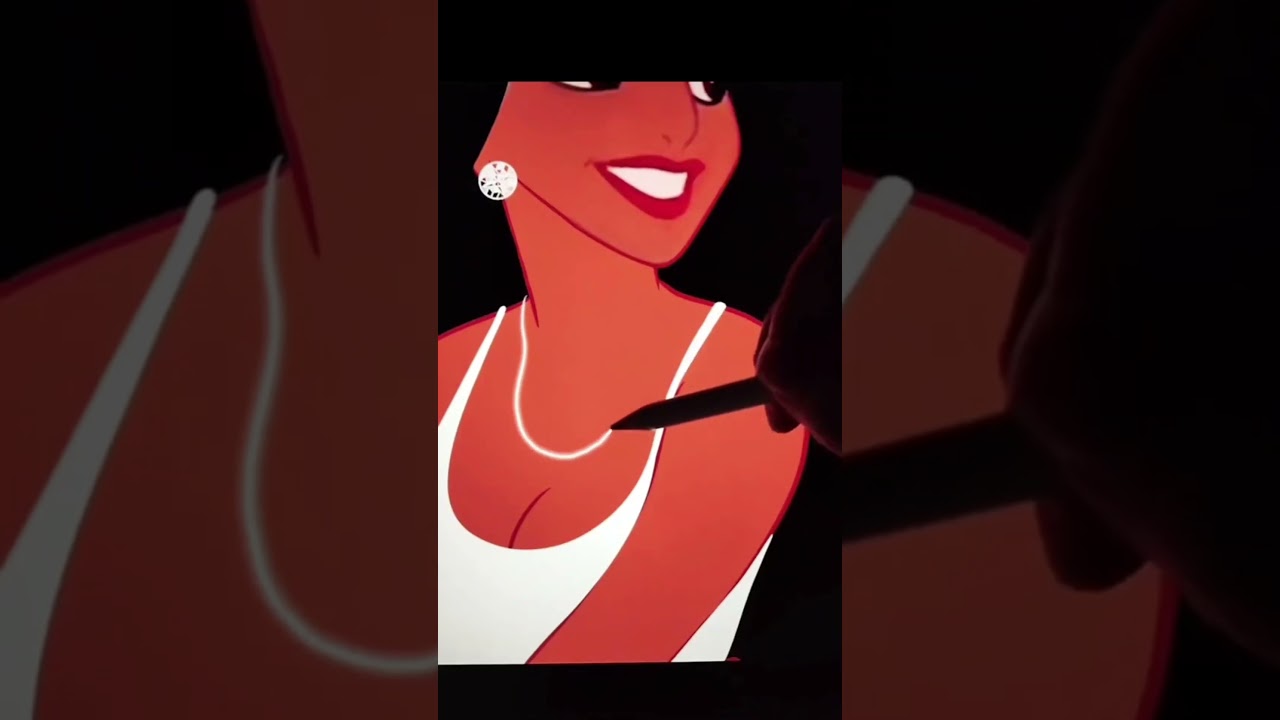 Glowup Jasmine & Aladdin #art #disney #transformation #shortswithzita #glowup #artist #shorts