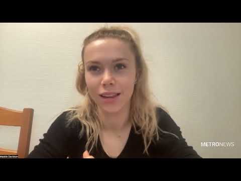 Maddie Davidson, Olympic Trampolinist, inspires the next generation.