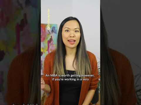 職業發展。值得去讀MBA嗎？|#短褲 (Career Advancement: Is it worth getting an MBA? | #shorts)