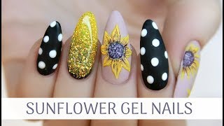TUTORIAL + WE NEED TO TALK... | SUNFLOWER ALMOND GEL NAILS
