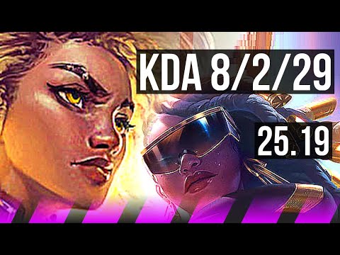 RELL & Jhin vs SENNA & Sivir (SUP) | 17k DMG | KR Master | 25.19