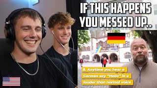 Americans React: How to Upset Germans