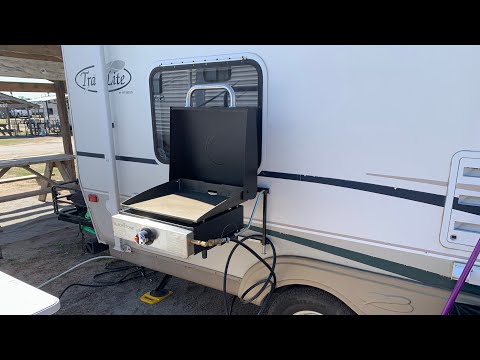 Mount 17” Blackstone griddle on RV Camper