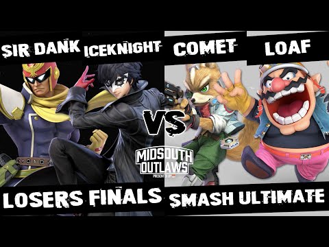 Midsouth Outlaws | Sir Dank & IceKnight vs comet & loaf | SSBU Doubles Losers Finals