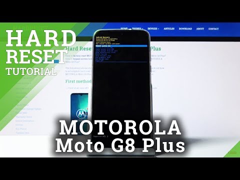 MOTOROLA Moto G8 Plus Hard Reset / Screen Lock Bypass
