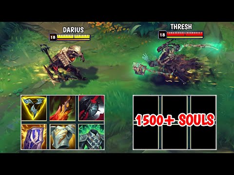 1500+ SOULS NO ITEM THRESH vs FULL BUILD DARIUS FIGHTS & Best Moments!