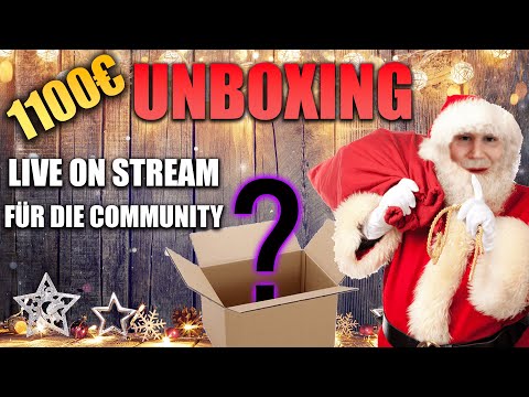 1100€ UNBOXING FÜR DIE COMMUNITY