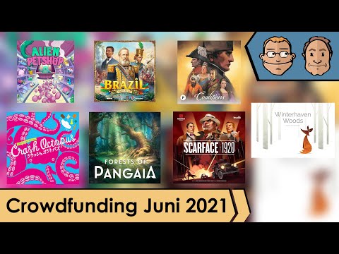 Brettspiel-Crowdfunding auf Kickstarter und der Spieleschmiede - Juni 2021