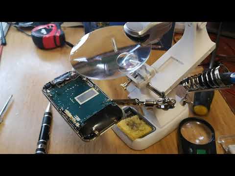 Helping hands with magnifier#workshop #electronics #educational