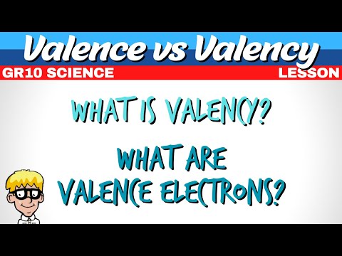 Valence and Valency Grade 10